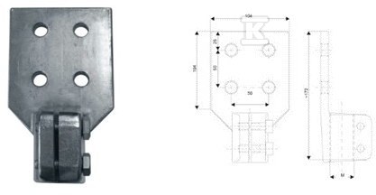 Zacisk transformatorowy MK 5/M20 (BK - 1115-810-520-000/004